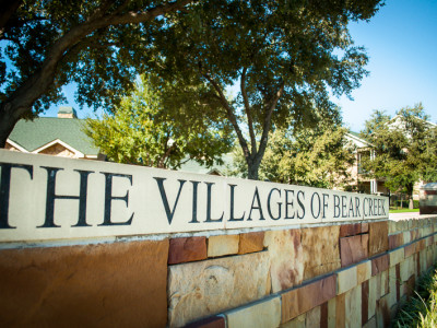 Monument Signage - The Villages at Bear Creek